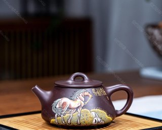 精工作品推薦！品名：馬到成功，泥料：原礦